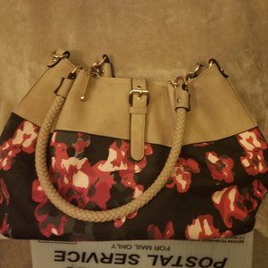 BLACK RIVET MULTI COLOR 2-1 PURSE